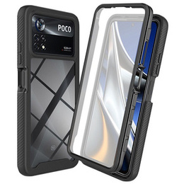 Чoхол Shockproof до Xiaomi Poco X4 Pro 5G, із захисним екраном, м'яти