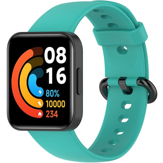 Силиконовый ремешок для Xiaomi Redmi Watch 2 Lite, Cyan