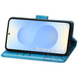 Откидной чехол для Samsung Galaxy S25 FE, Butterfly, синий