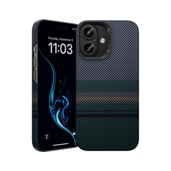 Чохол BENKS Kevlar Magnetic Armor Air Aurora 600D 0063 для MagSafe для iPhone 16