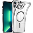 Чехол до iPhone 13 Pro, MagSafe Hybrid, серебряный