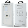 Чехол Karl Lagerfeld IML Metal Karl Head MagSafe для iPhone 16 Pro Max