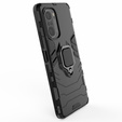 Чoхол до Xiaomi Mi 11i / POCO F3, Kickstand Ring, чорний