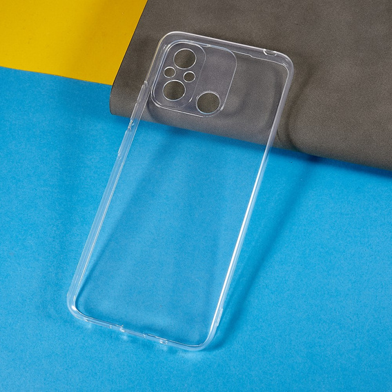 Тонкий корпус для Xiaomi Redmi 12C/11A 4G, Slim, прозрачный