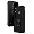 Бронированный Чехол до Huawei P20 Lite, Nox Case Ring, чёрный