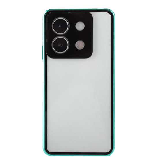 Чохол для Xiaomi Redmi Note 13 5G, Magnetic Dual Glass, зелений