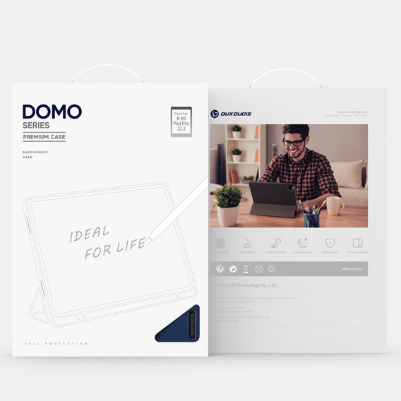 Чехол для Xiaomi Redmi Pad Pro / Xiaomi Poco Pad, Dux Ducis Domo, синий