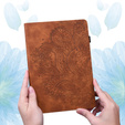 Чохол-накладка для Xiaomi Redmi Pad SE 11", flower, коричневий