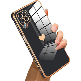 Чехол до Samsung Galaxy A12 / M12 / A12 2021, Electro heart, чёрный