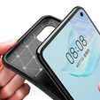 Чoхол до Huawei P40, Carbon Gel, чорний