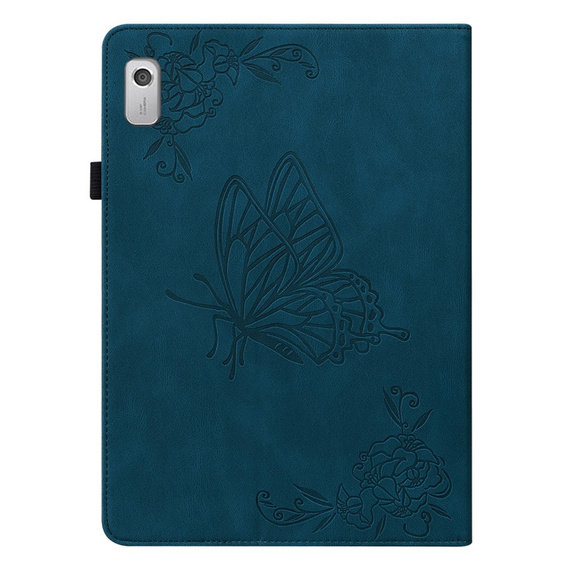 Чехол для Lenovo Tab M9, Butterfly, синий