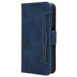 Футляр з клапаном для Samsung Galaxy M15 5G, Card Slot, темно-синій
