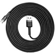 BASEUS Cafule Кабель Type-C 2A 3M - Grey/Black
