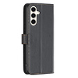 Чохол-книжка для Samsung Galaxy S23 FE, BINFEN Wallet, чорний + скло 9H