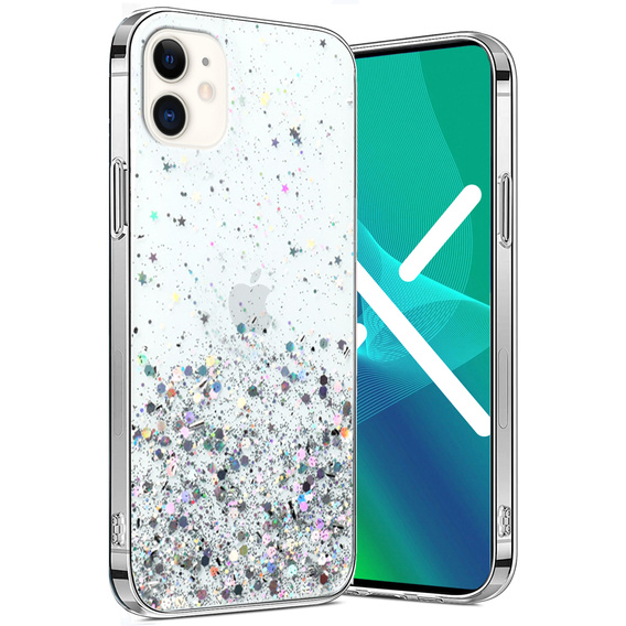 Чoхол до iPhone 11, Glittery, прозорий