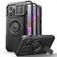 Бронированный чехол для iPhone 15, Dexnor CamProtect MagSafe, зелёный (Две рамки)