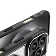 Чехол для iPhone 16 Pro, гибридный чехол Fusion Hybrid Carbon, для MagSafe, чёрный