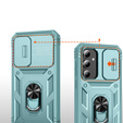Чехол NOX Camera Slide Samsung Galaxy S23 FE, CamShield Slide, зелёный