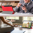 Чохол для Samsung Galaxy Tab S9 Plus, Smartcase з місцем для стилуса, червоний
