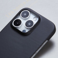 Чохол для iPhone 16 Pro Max, Aramid Fiber Cover, чорний