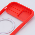 Чехол до iPhone 15 Pro, Slide Camera Magsafe, красный
