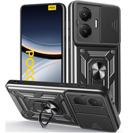 Чехол NOX Camera Slide Xiaomi Poco F7, CamShield Slide, чёрный