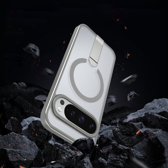 Гибридный чехол Fusion для Google Pixel 10 Pro XL, для MagSafe, с подставкой, серый