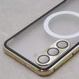 Магнітний чохол Dual Glass MagSafe для Samsung Galaxy S23, золотий