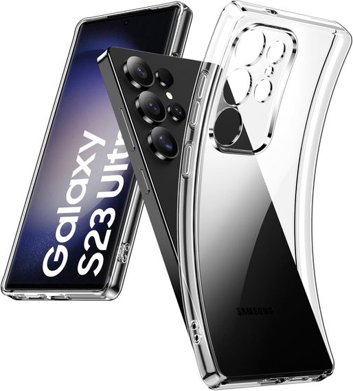 Чoхол до Samsung Galaxy S23 Ultra, Premium Armor Slim, прозорий