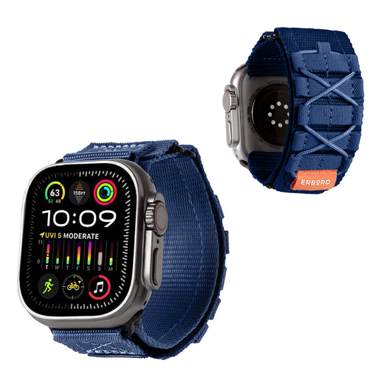 Нейлоновый ремешок ERBORD Runner для Apple Watch 1/2/3/4/5/6/7/8/9/SE/ULTRA/ULTRA 2 42/44/45/49MM