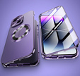 Чехол для iPhone 14, Dual Glass, для Magsafe, фиолетовый