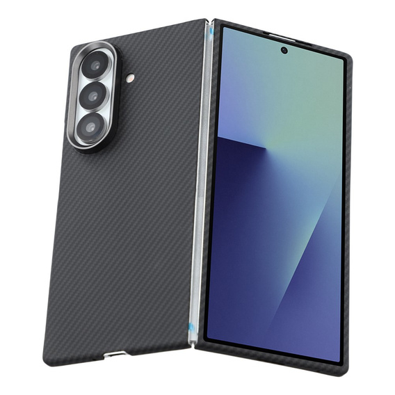 Чехол из арамидного волокна для Samsung Galaxy Z Fold7, для MagSafe, черный