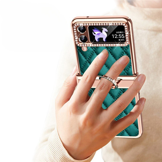 Чохол для Samsung Galaxy Z Flip 4 5G, Rhombus Grid