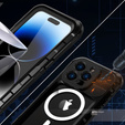 Водонепроникний чохол IP68 для iPhone 14 Pro Max, SHELLBOX MagSafe, чорний