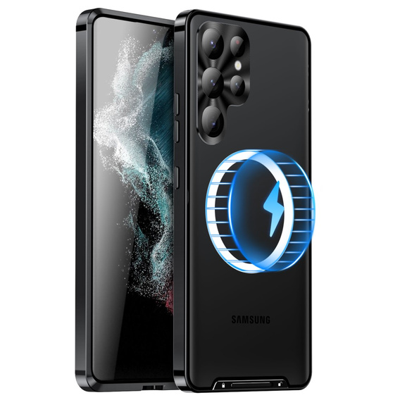 Защитный чехол для камеры Samsung Galaxy S23 Ultra, CamShield MagSafe, прозрачный / черный