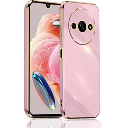 Чохол для Xiaomi Redmi A3, Glamour CamShield, фіолетовий