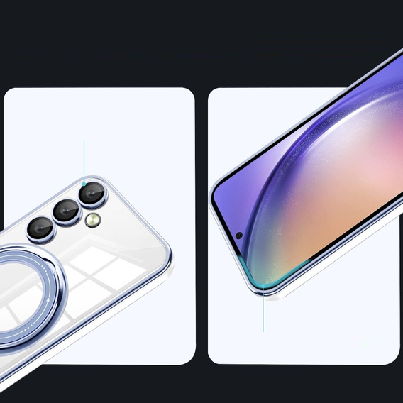 Магнитный чехол для Samsung Galaxy A54 5G, для MagSafe, синий