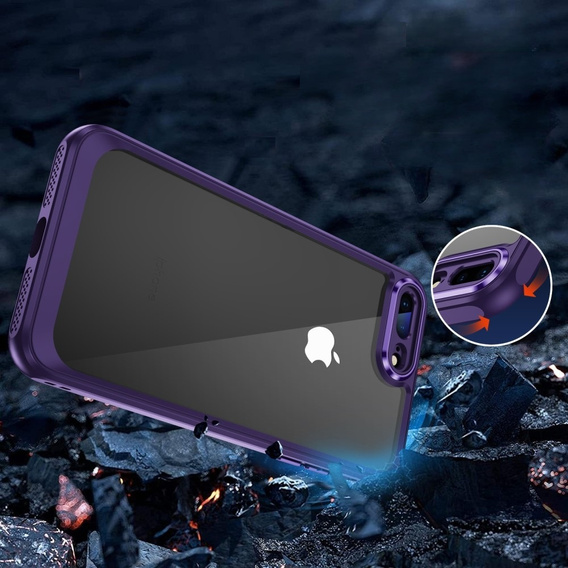 Чехол для iPhone 7 Plus / 8 Plus, ERBORD Impact Guard, тёмно-фиолетовый