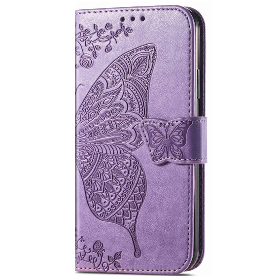 Чохол-книжка для Xiaomi Poco X5 Pro 5G, Butterfly, фіолетовий