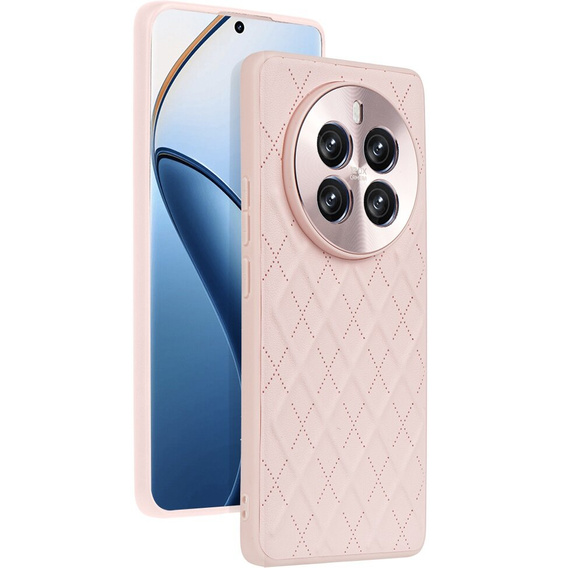 Чехол для Realme 12 Pro 5G / 12 Pro+ 5G, Rhombus, розовый