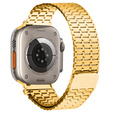 Стальной браслет для Apple Watch 1/2/3/4/5/6/7/8/SE/ULTRA 42/44/45/49 MM - золотой