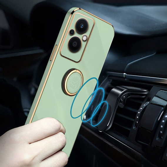 Чoхол до Oppo Reno7 Lite, Electro Ring, м'ятний 