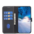 Откидной чехол для Xiaomi Redmi Note 13 Pro 4G / Xiaomi Redmi Note 14S / Xiaomi Poco M6 Pro 4G, BINFEN Wallet, чёрный