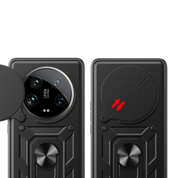Чохол NOX Camera Slide Xiaomi 14 Ultra, CamShield Slide, чорний