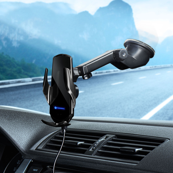Автомобильный держатель с беспроводным зарядным устройством Forcell F-Grip HS1