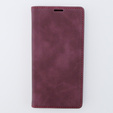 Чохол для iPhone 15, ERBORD Vintage, гаманець з клапаном, червоний