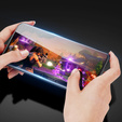 Закаленное стекло для Motorola Edge 50 Pro 5G, Dux Ducis на весь экран, чёрная рама