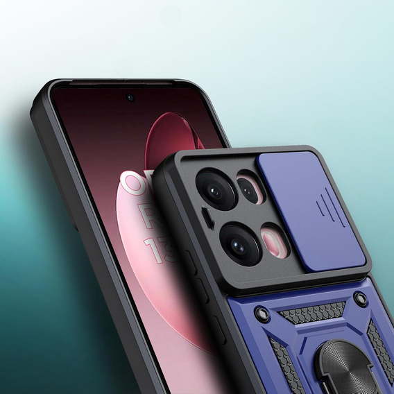 Чехол NOX Camera Slide Oppo Reno 13 Pro, CamShield Slide, синий