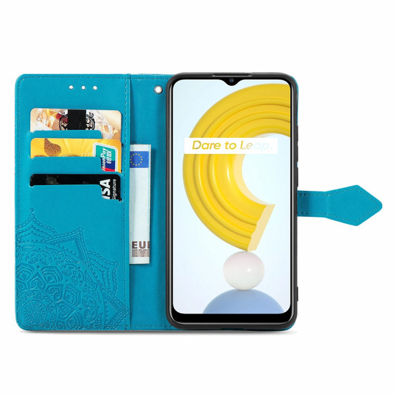 Чохол-книжка для Realme C21Y / C25Y, Mandala, м'яти