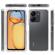 Чoхол Shockproof до Xiaomi Redmi 13C, із захисним екраном, прозорий